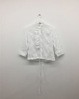 Edinburgh pleated blouse (2color)