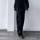 Patterned Side-Line Trousers