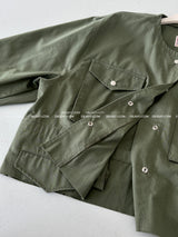 Neco Big Pocket Mini Bomber Jacket
