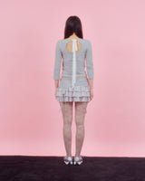LACE GATER FRILL SKIRT [MELANGE]