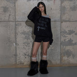 ROSARY NOIRER SWEATSHIRT (BLACK) F25ZB016