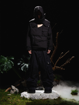 24AW クリサリスブレイクファイブパネルフーリーリムーバブルポリモルフィックコットンジャケット