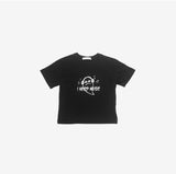 ルアンクロップドプリンティドTシャツ