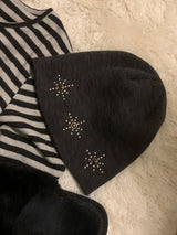Starlight Round Stud Knit Beanie (6 colors)