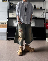 SL Disroid Bermuda Denim Pants
