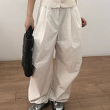 Tucked Wide Pants  -3colors