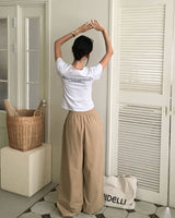 [MADE] WAVES, COTTON PINTACK PANTS