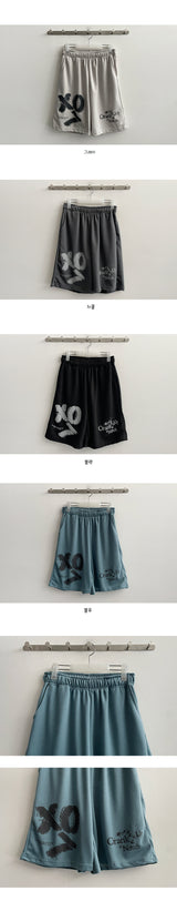Prom printing Half-length Training Shorts