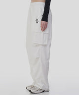 STACK LOGO STRING CARGO NYLON PANTS 