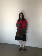[MD Pick]ベイスリットカットアウトTシャツ (5color)
