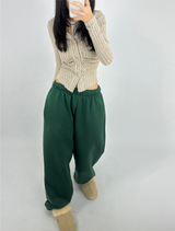 (FLEECE VER./SUPER DEAL👍🏻) 6 COLORS シックエフォートフリーストレーニングパンツ