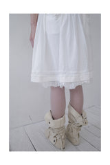  Buttonette french dress (Ivory)