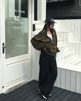[MADE] Simo Pigment Banding Cotton Long Wide Pants