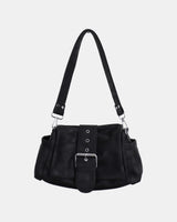 ペコル レザー バックル ショルダーバッグ