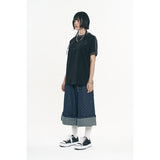 Royal Track Ringer Short Sleeve - Black