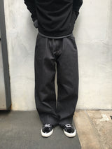 Ruiner Leather Pocket Raw Denim Pants
