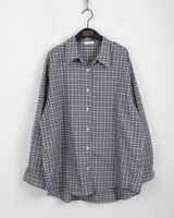 Cadel Vintage Check Geek Chic Overfit Long Sleeve Shirt