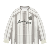 25SS STRIPE FOOTBALL JERSEY GRAY