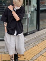 ベーシックスウェットバミューダパンツ2C