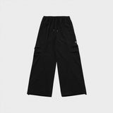 Parachute Flare Pants_Black