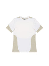 カラーブロッキングTシャツ(Khaki)