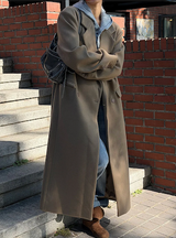 [Unisex] マックスダブルロングコート(2color)