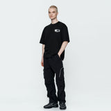 Taslan Out Pocket Cargo Pants Black