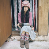 hippie leg warmer brown