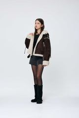 ADORABLE HOOD MUSTANG / BROWN