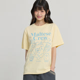 Maltese Crew Line Graphic Half Sleeve T-shirt