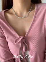 Beads Freshwater Pearl Necklace(2color)