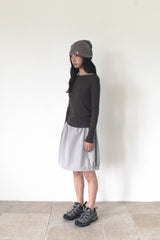 WHIPPING HAIR BAND & BEANIE (COCOA)