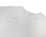 glitter star t-shirts / white