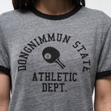 1/2 オーセンティックテーブルテニスクラブTシャツ(グレー)