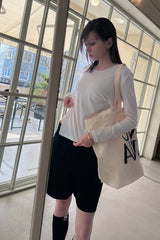 RETRO TENCEL UNBALANCED TOP_2COLORS