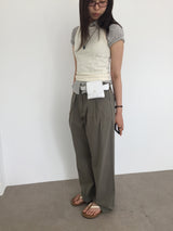 Highland pintuck pants (3color)