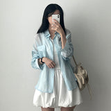 Mikan Charles ルーズフィットポケットシャツ south