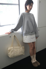 standard duffle bag (cream yellow)