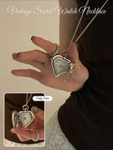 Vintage Secret Watch Necklace