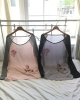 イフフローラルロングスリーブTシャツ