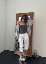 2WAY CAPRI BOOTS CUT PANTS