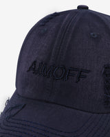 washed vintage ballcap [ navy ]