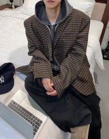 No.0995 check OVER blazer JK