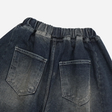 Marine Curved Denim Pants
