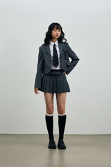 スカーレットプリーツスカートパンツ / CHARCOAL