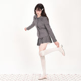 FIRST LOVE RIBBON JACKET - GRAY