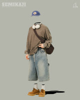 [SEMADE] Short Essential Salt Pigment Sleeve 에센셜 솔트 피그먼트 슬리브 (반팔)