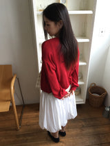 Neva Shirring Balloon Midi Skirt