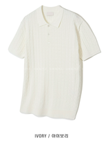nade Cool Cable Collar Short Pant Knit
