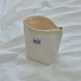 classic pouch_dot small ivory